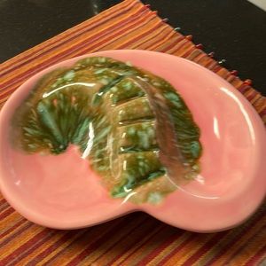Pink and Green Vintage Ash Tray.